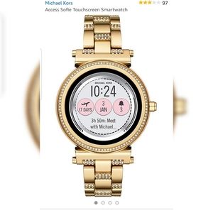 Michael Kors Sofie Smart Watch New With Box
